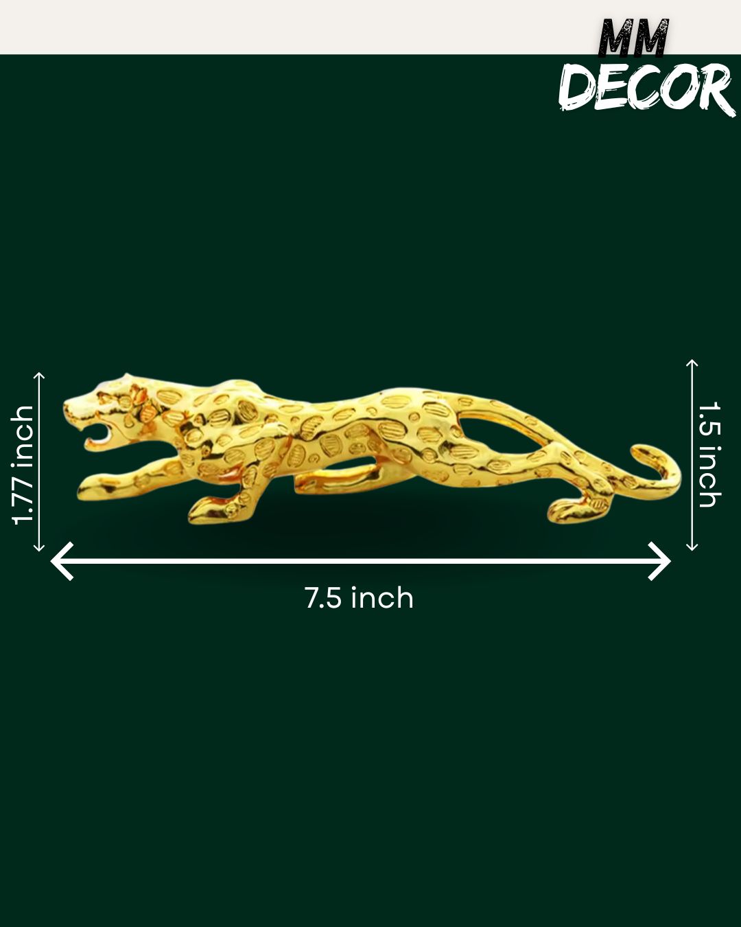 1pc Money Leopard Figurine Auto Interior Dashboard Accessories Resin Crafts Home Decor Cool Automobiles Gift Car Ornaments