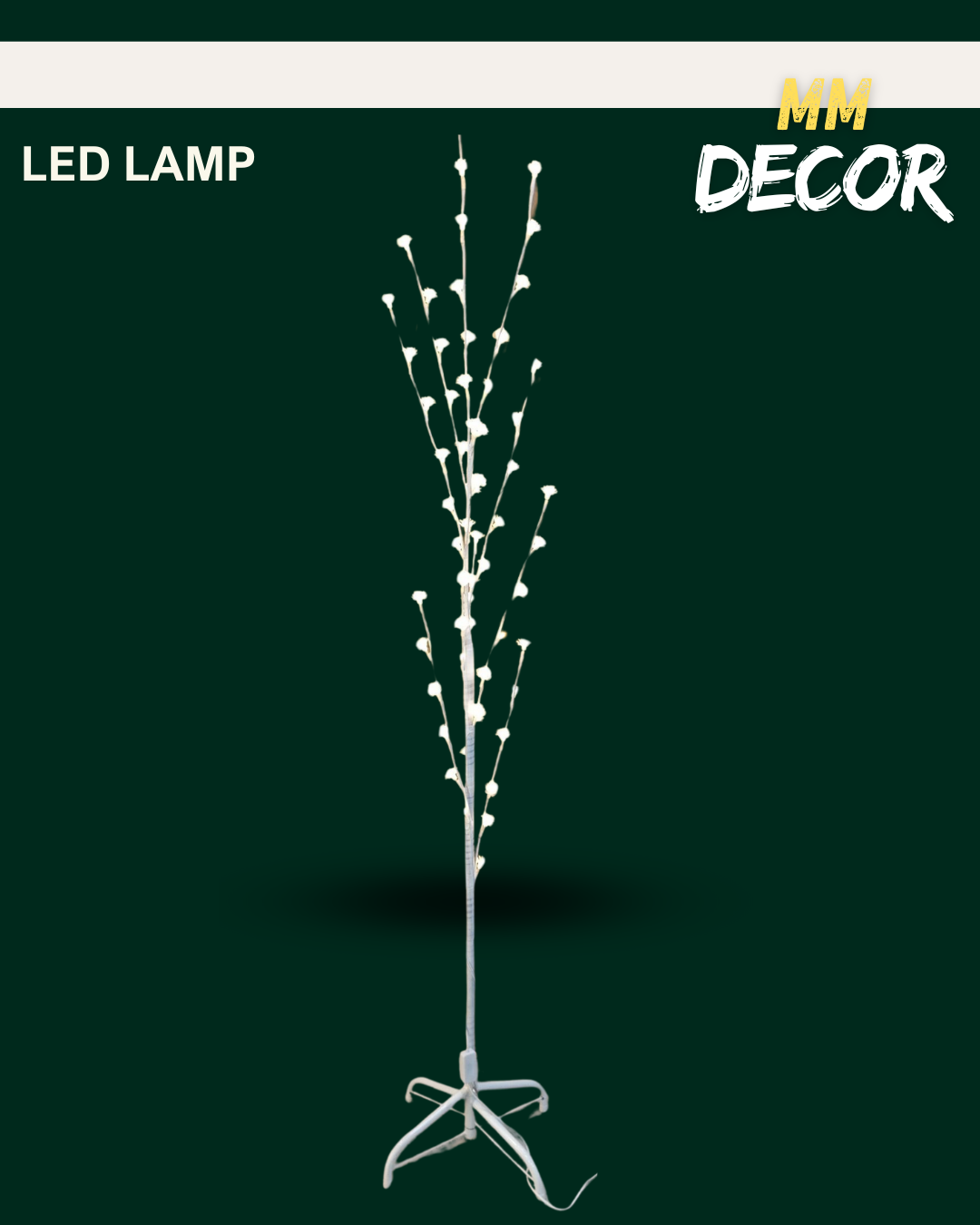 Modern LED Tree Lamp – Aesthetic Light Decor for Stylish Interiors, Living Room or Wedding Decor